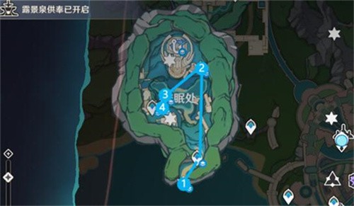 原神安眠处水神瞳位置在哪 原神安眠处水神瞳收集路线一览