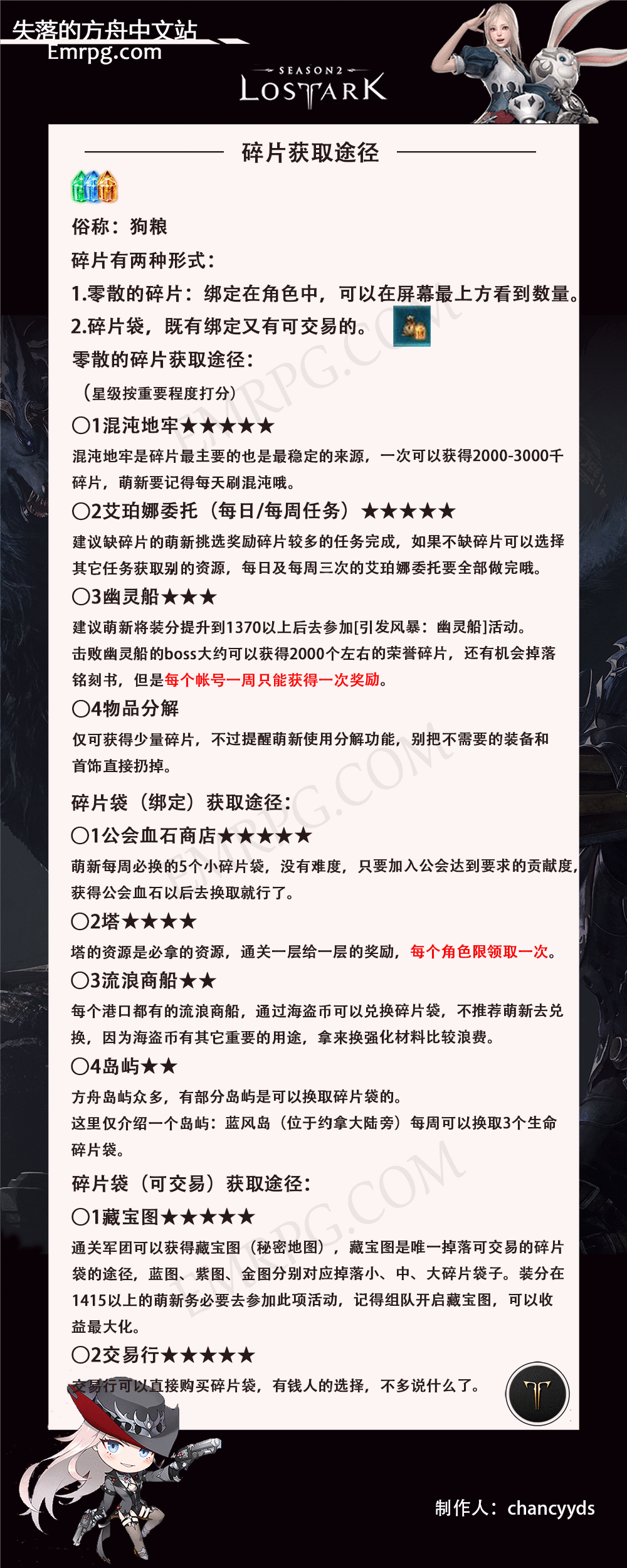 命运方舟碎片在哪可以获得_命运方舟碎片获取攻略