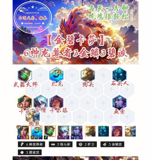 云顶之弈碧波龙阵容攻略（无敌龙族破敌阵）