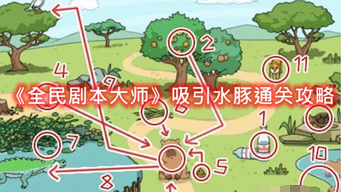 《全民剧本大师》吸引水豚通关攻略