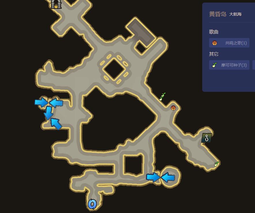 命运方舟黄昏岛摩可可位置在哪2