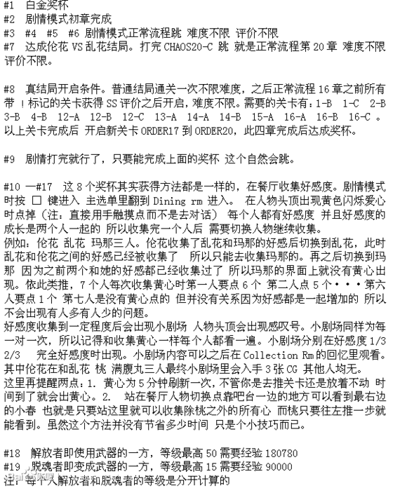 女武神驱动比丘尼全成就达成攻略 女武神驱动比丘尼白金攻略