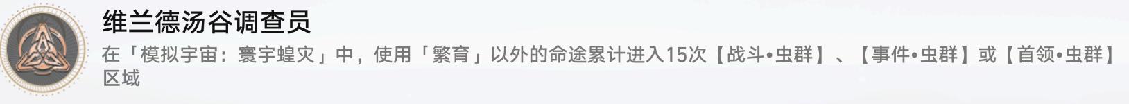 崩坏星穹铁道维兰德汤谷调查员成就攻略