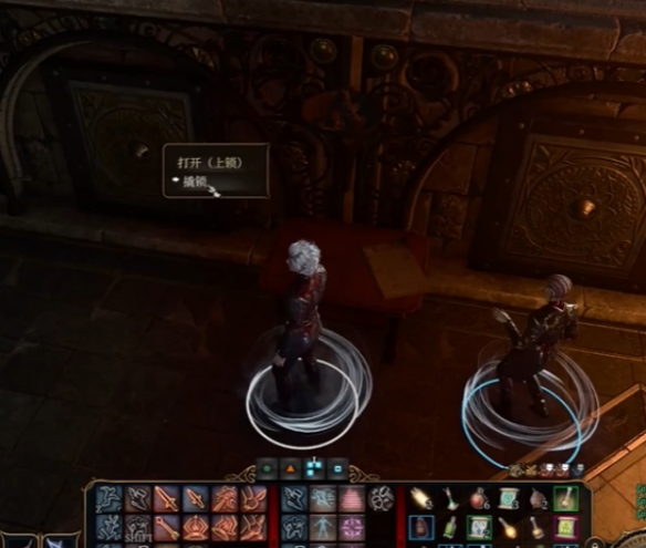 博德之门3停尸房金属门怎么开3