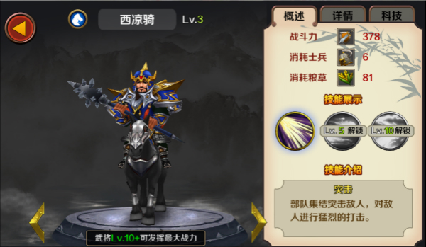 群雄崛起西凉骑怎么样