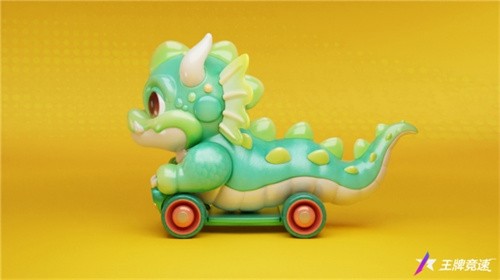 离谱，在《王牌竞速》被一辆车吃掉，是黑金神车的饿龙咆哮！