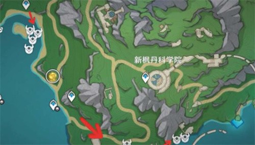 原神原海异种采集路线图 原神原海异种采集路线图一览