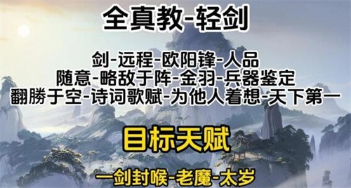 射雕门派职业天赋怎么选 射雕全门派职业天赋攻略