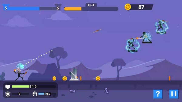 火柴人神射手无限金币无限钻石中文版下载